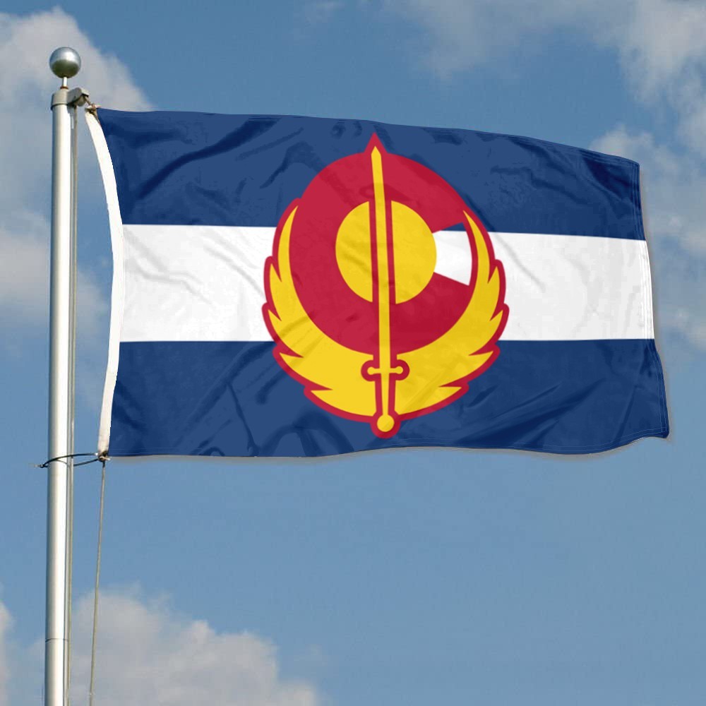 Colorado Brotherhood Of Steel Flag Banner 3x5Feet Party Dorm Decor