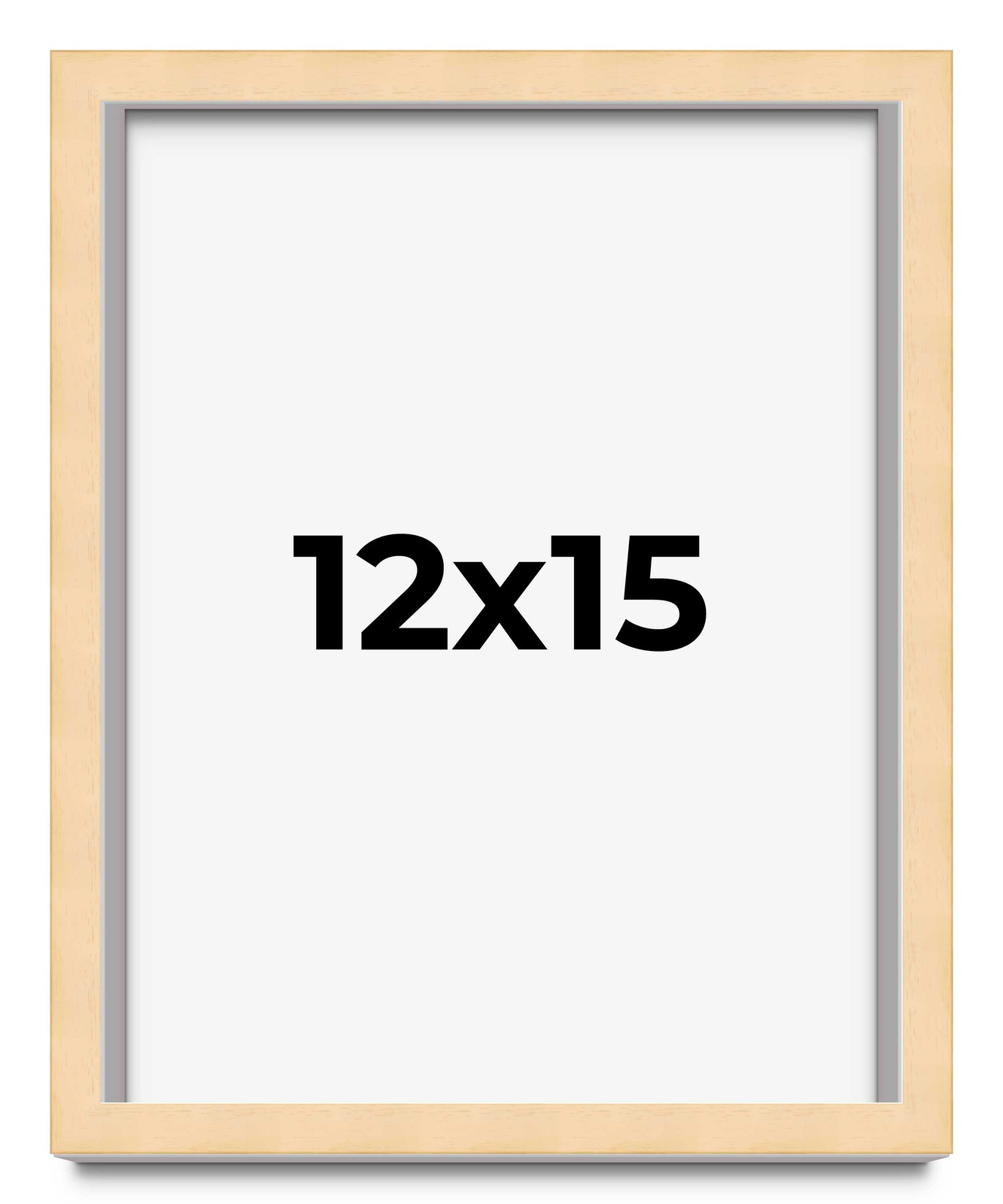 12×15 Shadow Box Frame Brown | 0.875 Inches Deep Real Wood Contemporary Shadowbo