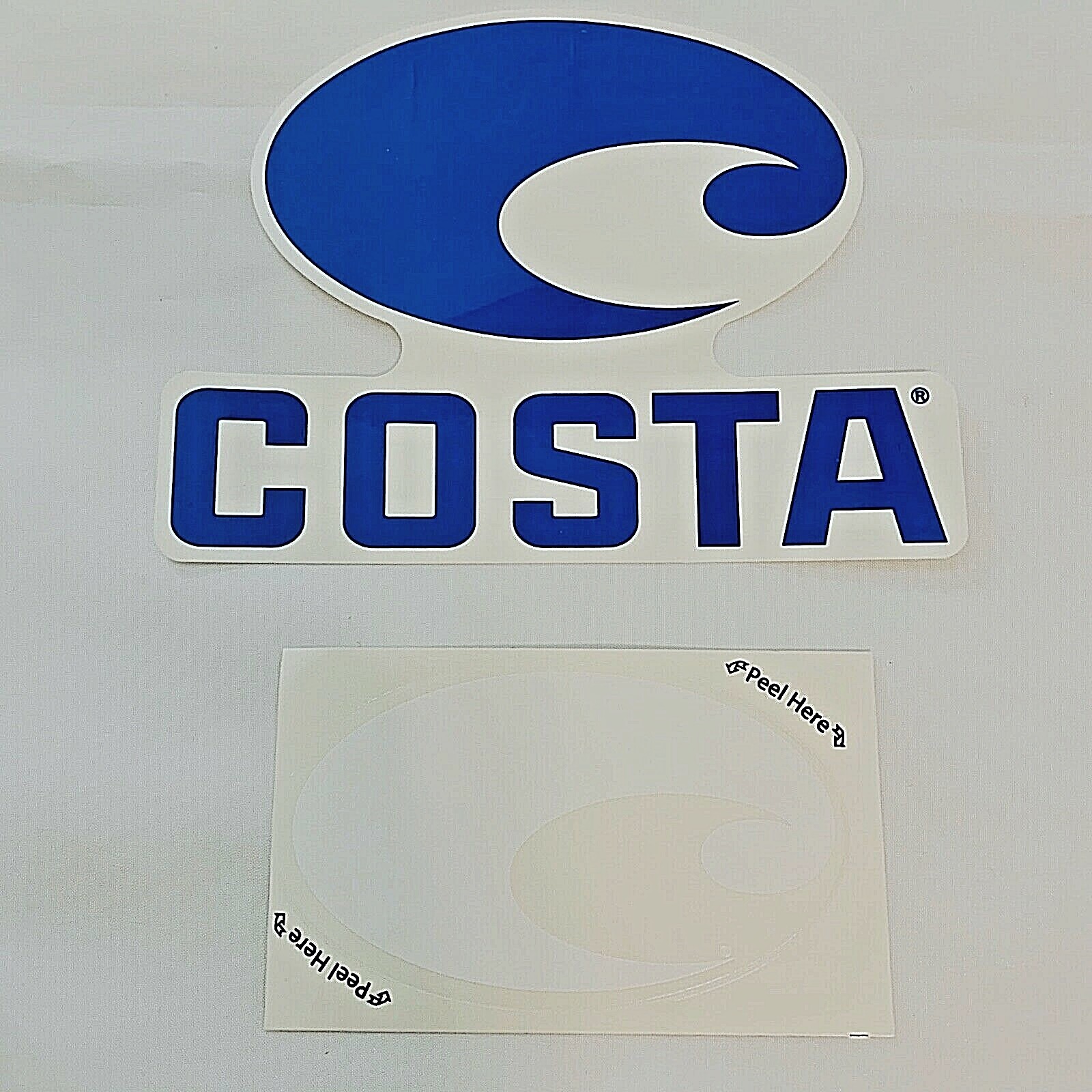 2x-Costa Del Mar Vinyl Decals,Car,Truck,Window,Laptop,Skateboard,Boat Sticker