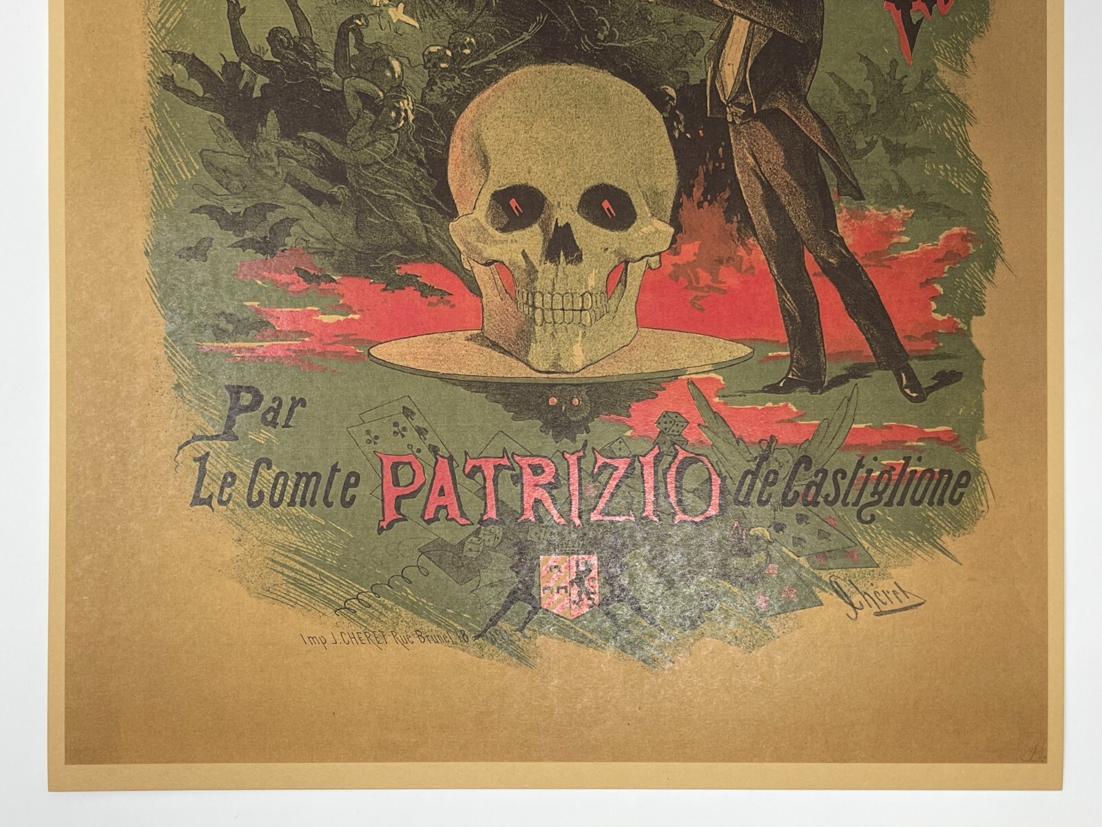 Circus Poster Magic Show Freak Show Posters Skulls Ghosts Skeletons Wall Art