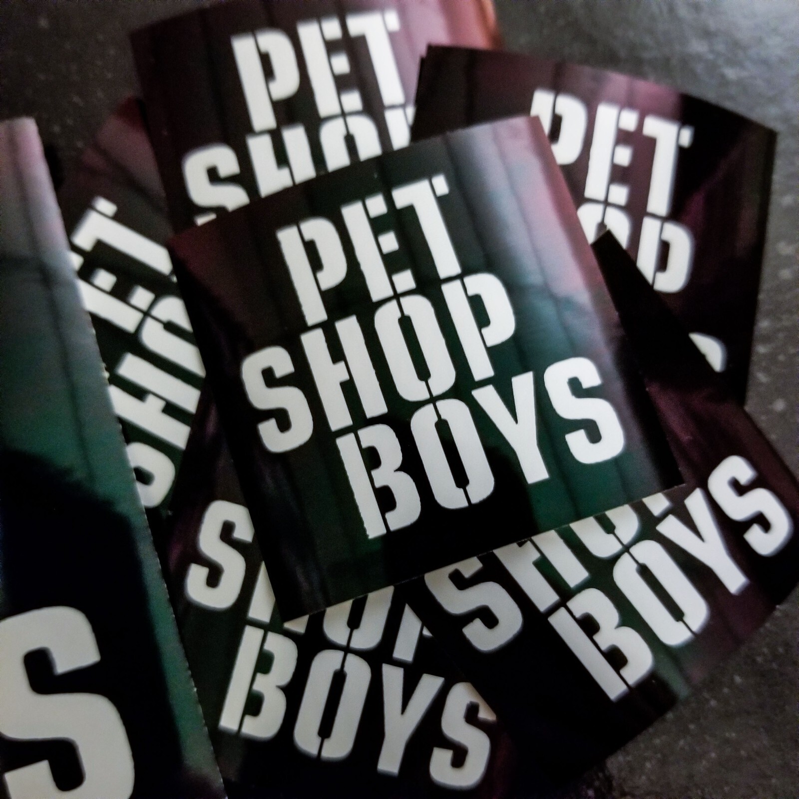 🦇 Pet Shop Boys 4 x 4&Prime; Waterproof Vinyl Sticker [💪 HQ Durability] Erasure Goth