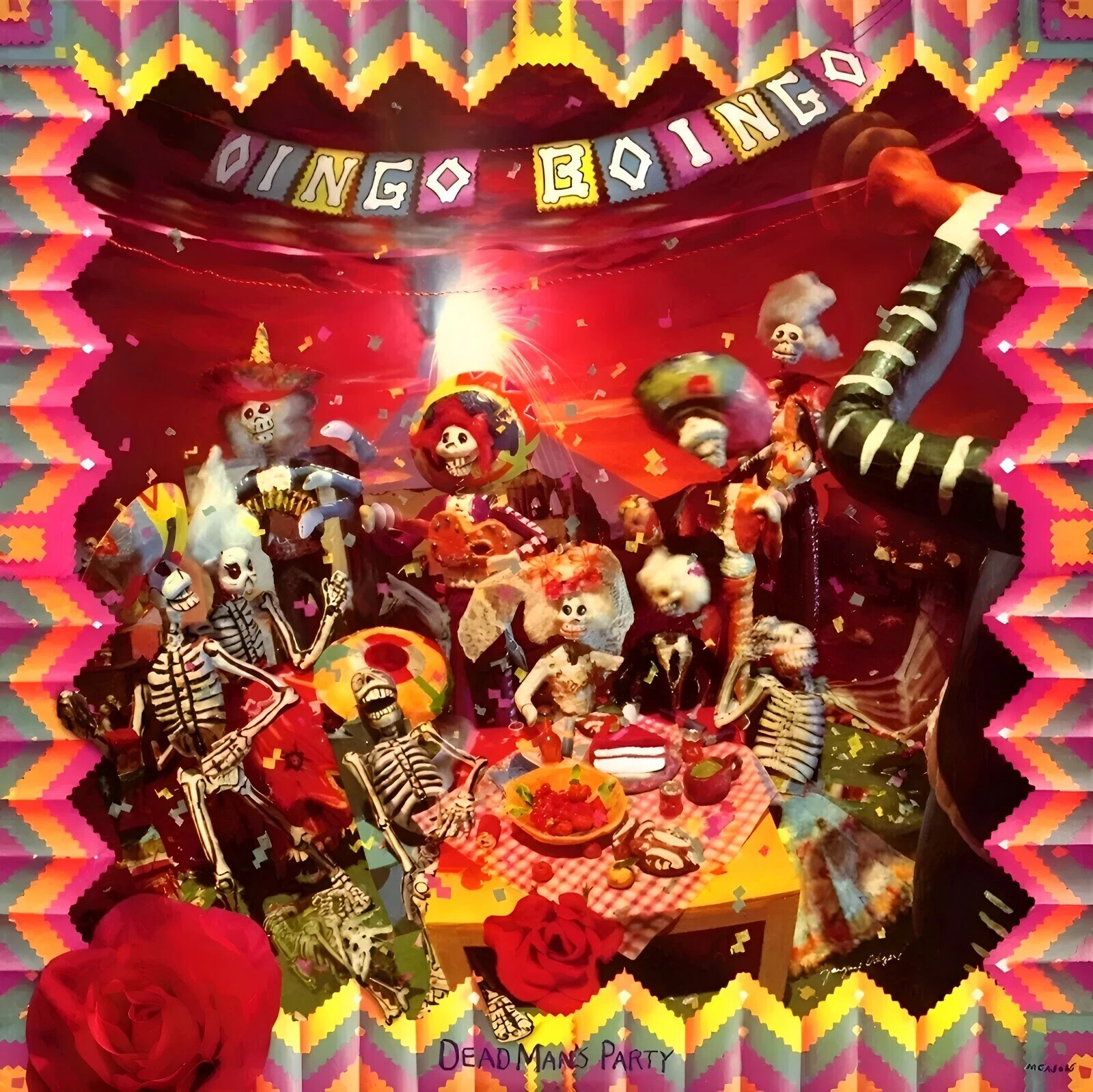 OINGO BOINGO DEAD MENS PARTY Music Album Cover Poster Print 12 x 12