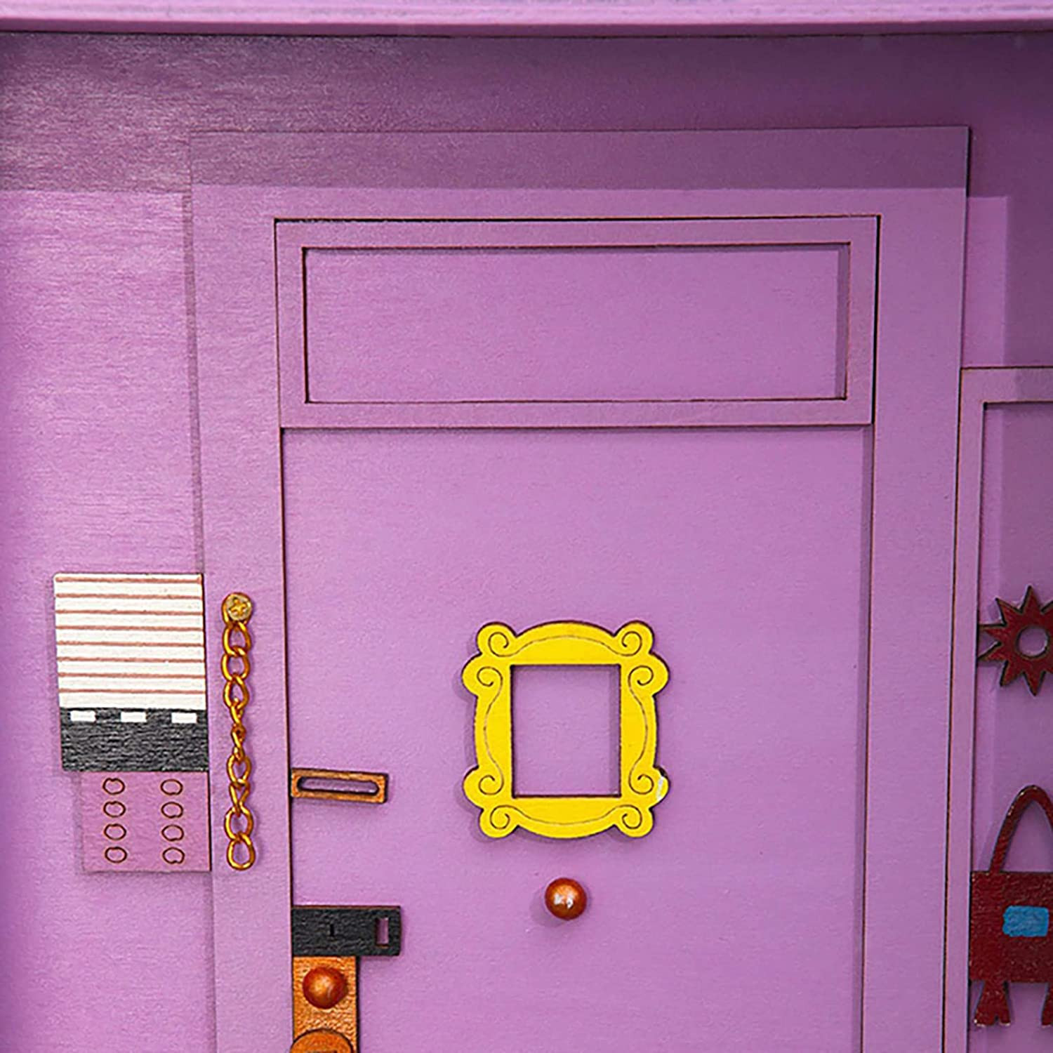 Friends Key Holder for Wall，Friends Tv Show Merchandise Gifts，Easy Installation