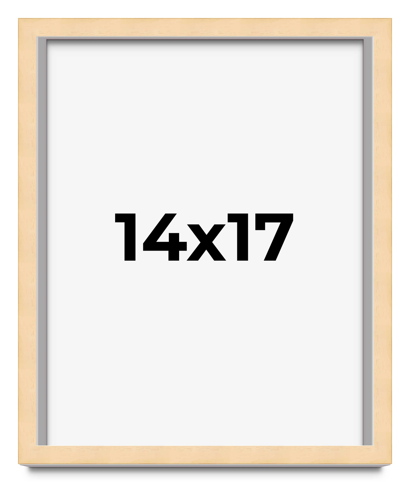 14×17 Solid Wood Picture Frame with UV Acrylic, Available in 6 Finishes