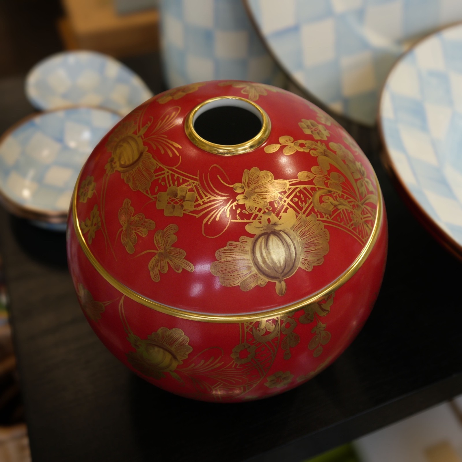 Ginori 1735 Oriente Italiano Spheric Porcelain Diffuser Rubrum Italy Authentic