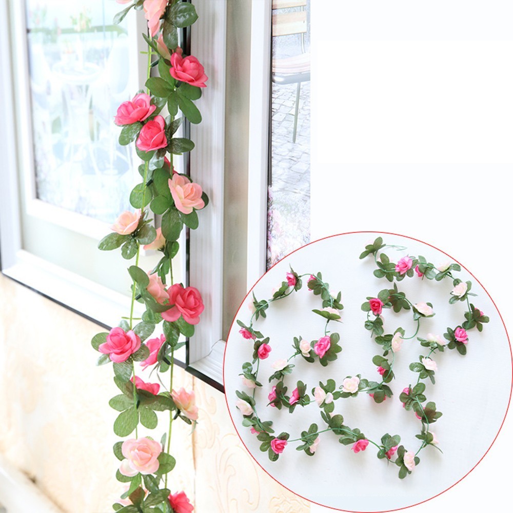 1x Artificial Ivy Flower Vine Garland Hanging Home Garden Trailing Basket Plant