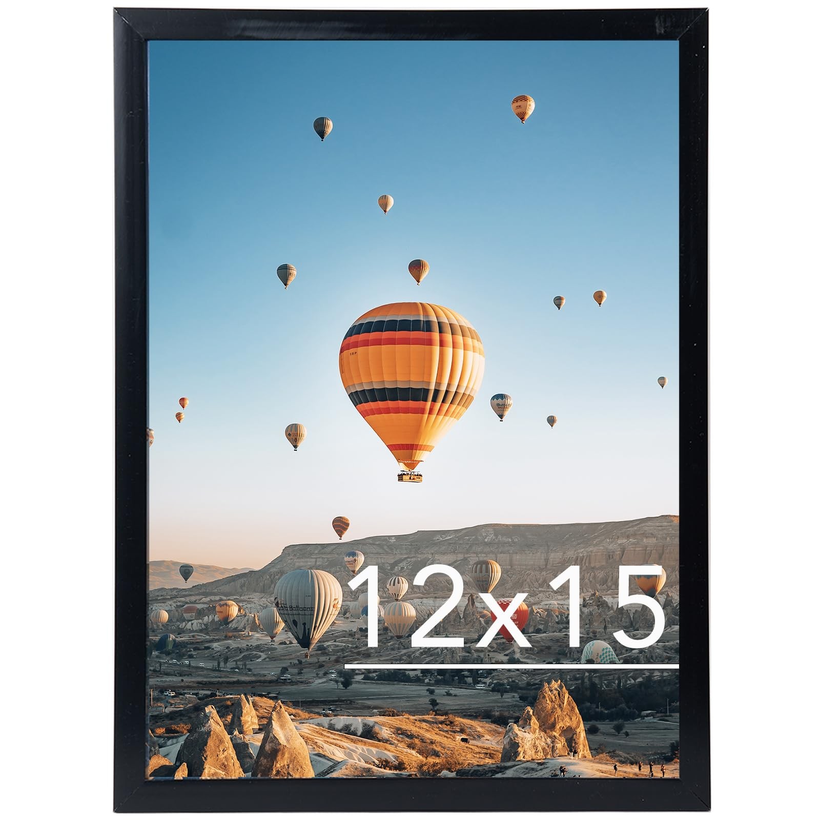 12×15 inch Picture Frame, Horizontal and Vertical Formats for Wall Hanging, 1…