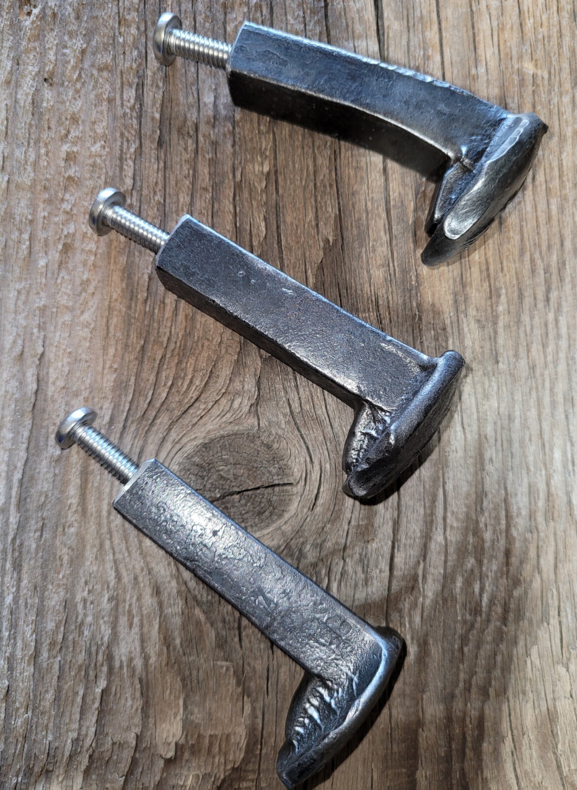 2 Rustic Railroad Spike Coat Hooks, Patio, Laundry, Barn, Tack Decorative Towel
