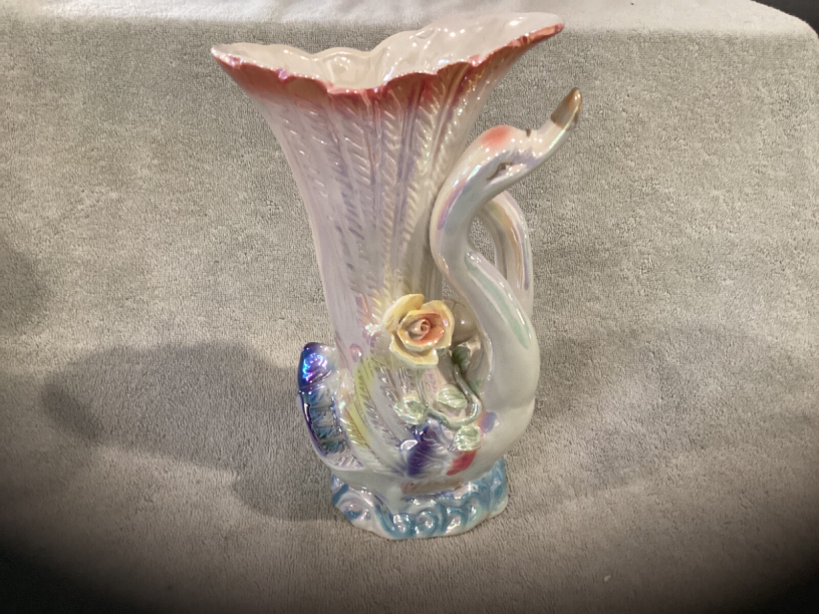 Vintage Swan Vase, 26cm