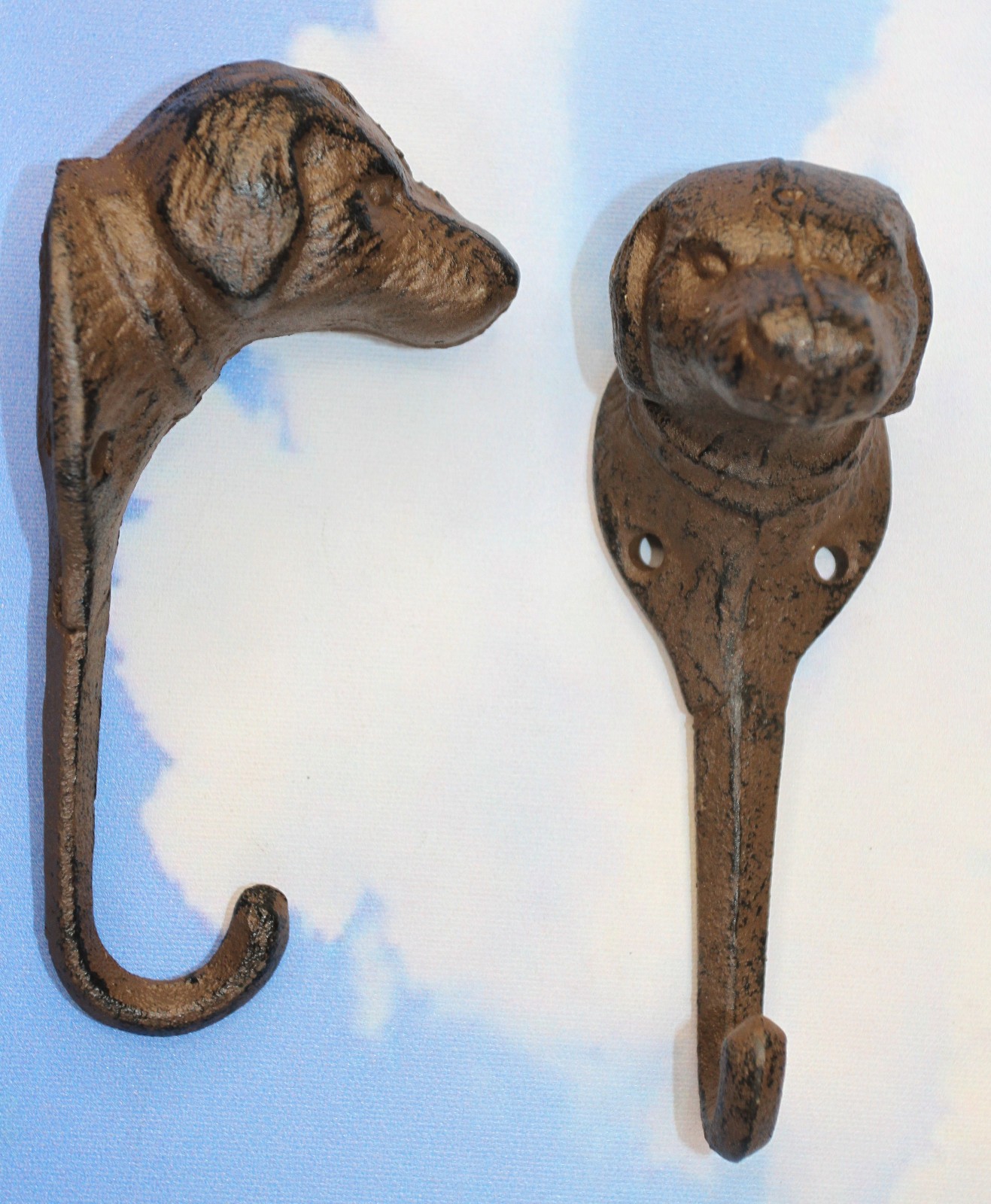 2-LARGE WALL HOOKS,Labrador Retrievers,All Occasion Gifts,Country Decor,H-07