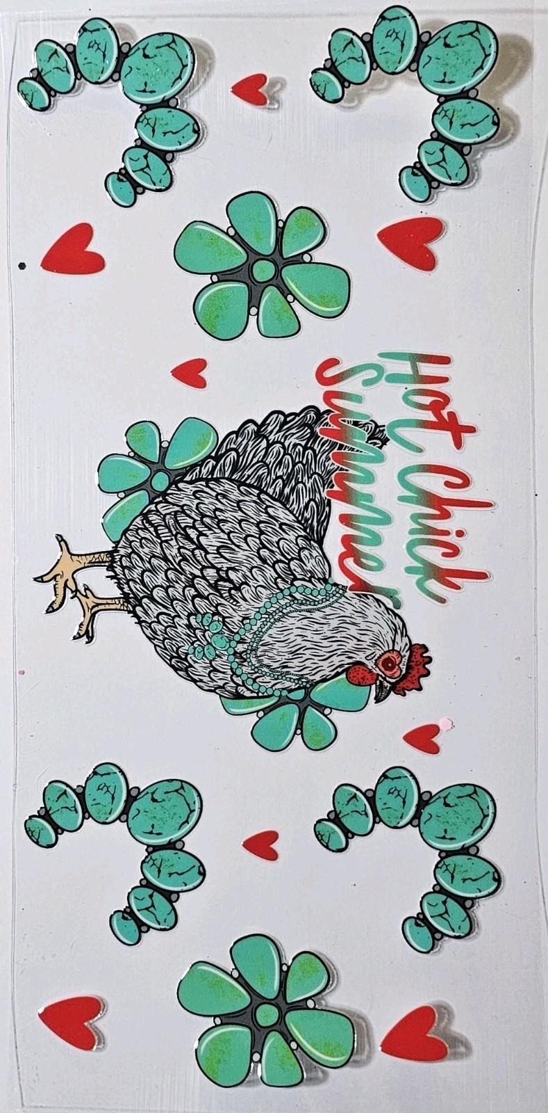 Chicken Hen UV DTF Transfer Sticker Wrap Tumbler UVDTF BUY 10+ GET COMBINED SHIP