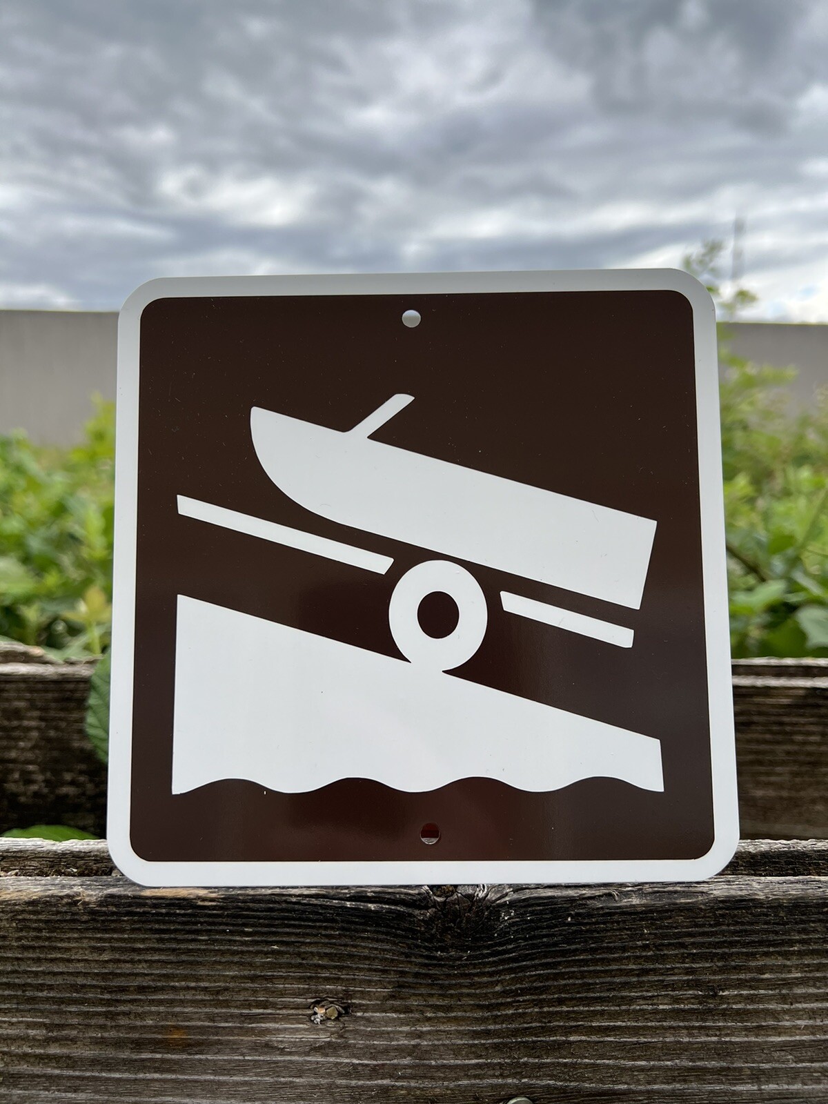 Boat Launch Metal Parks & Recreation Lake River Sign 6&Prime;x6&Prime; NEW
