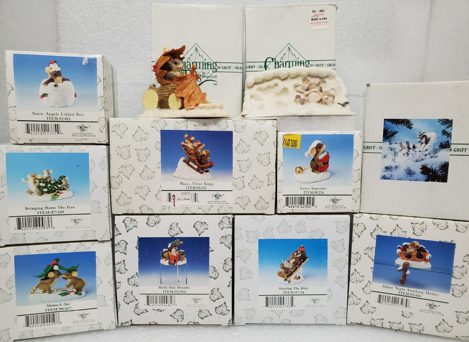 *Christmas* Lot of 11 Charming Tails Figurines- You Pick! *8/11 Signed*