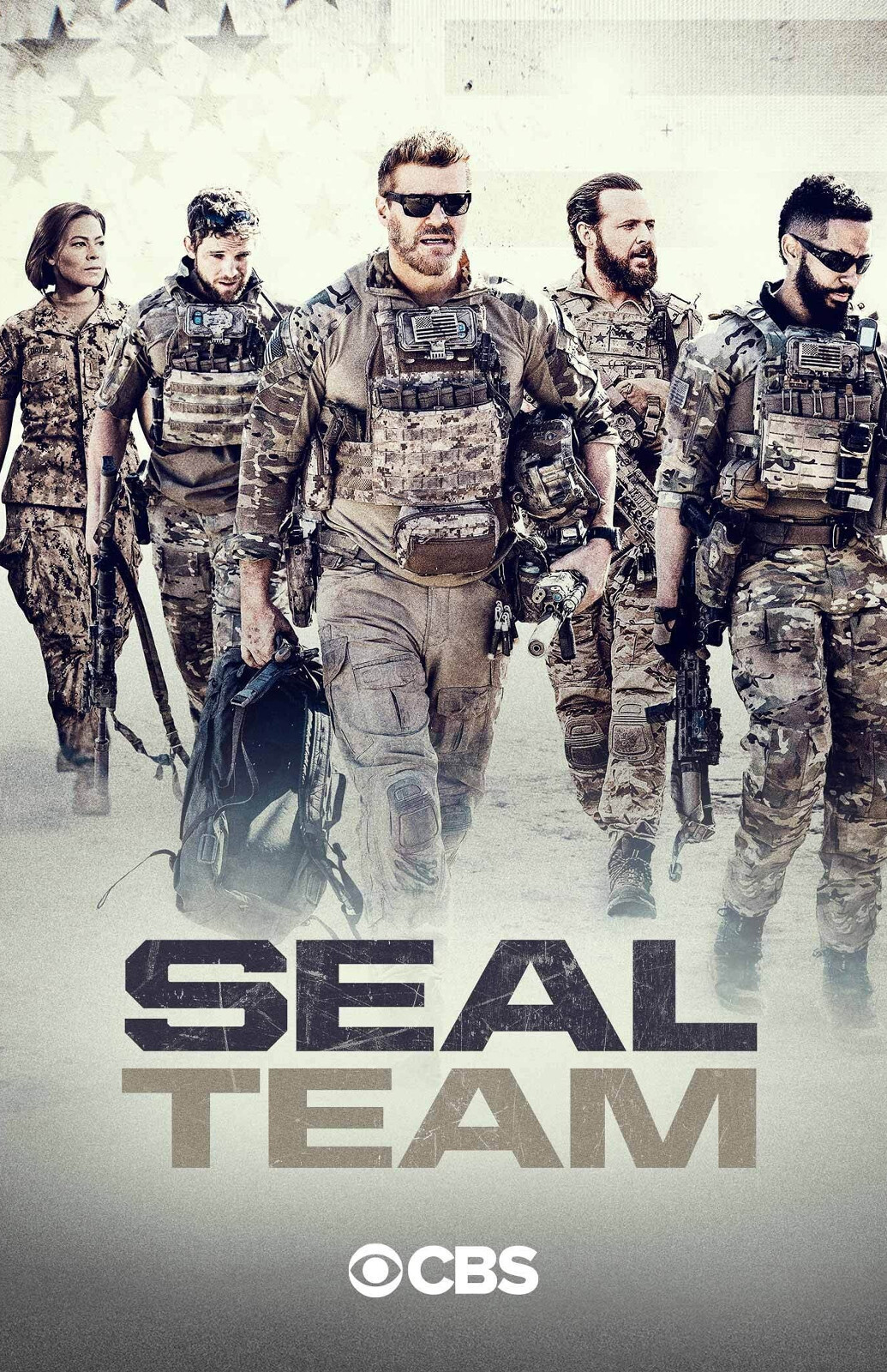 BB3208 SEAL Team Show By Benjamin Cavell 2017 Actors Movie Poster 11×17