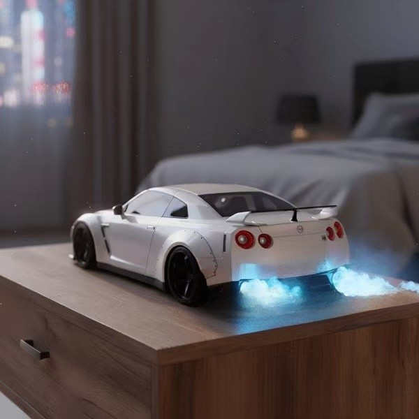 Supercar Digital Alarm Clock Hypercar Design Motion Sensor Retro Desk Decor New