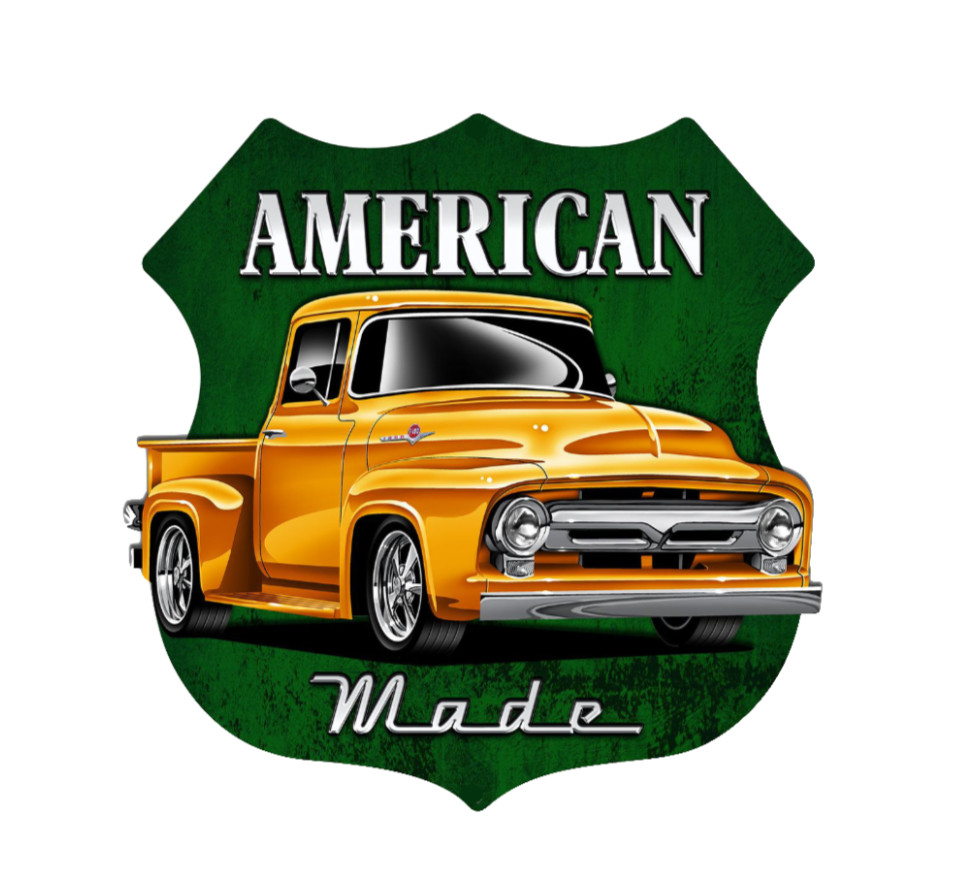 Car Classics « American Made » – 4&Prime; Vinyl Decal Sticker Handcrafted Car Truck 26