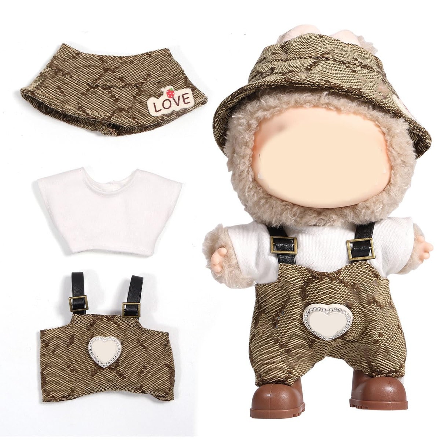 AICase for Labubu Clothes Designer/for Labubu Outfits,Clothes Set for 17cm Lu…