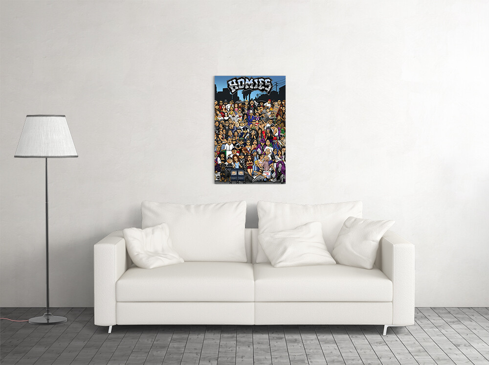 Homies Family Art Wall Indoor Room Outdoor – POSTER 20×30