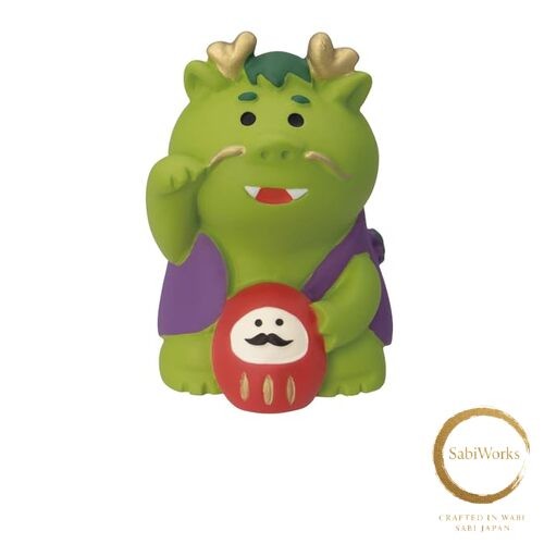New Decole concombre Maneki-Datsu (Beckoning Dragon) Approx. 26 x 28 x 40mm