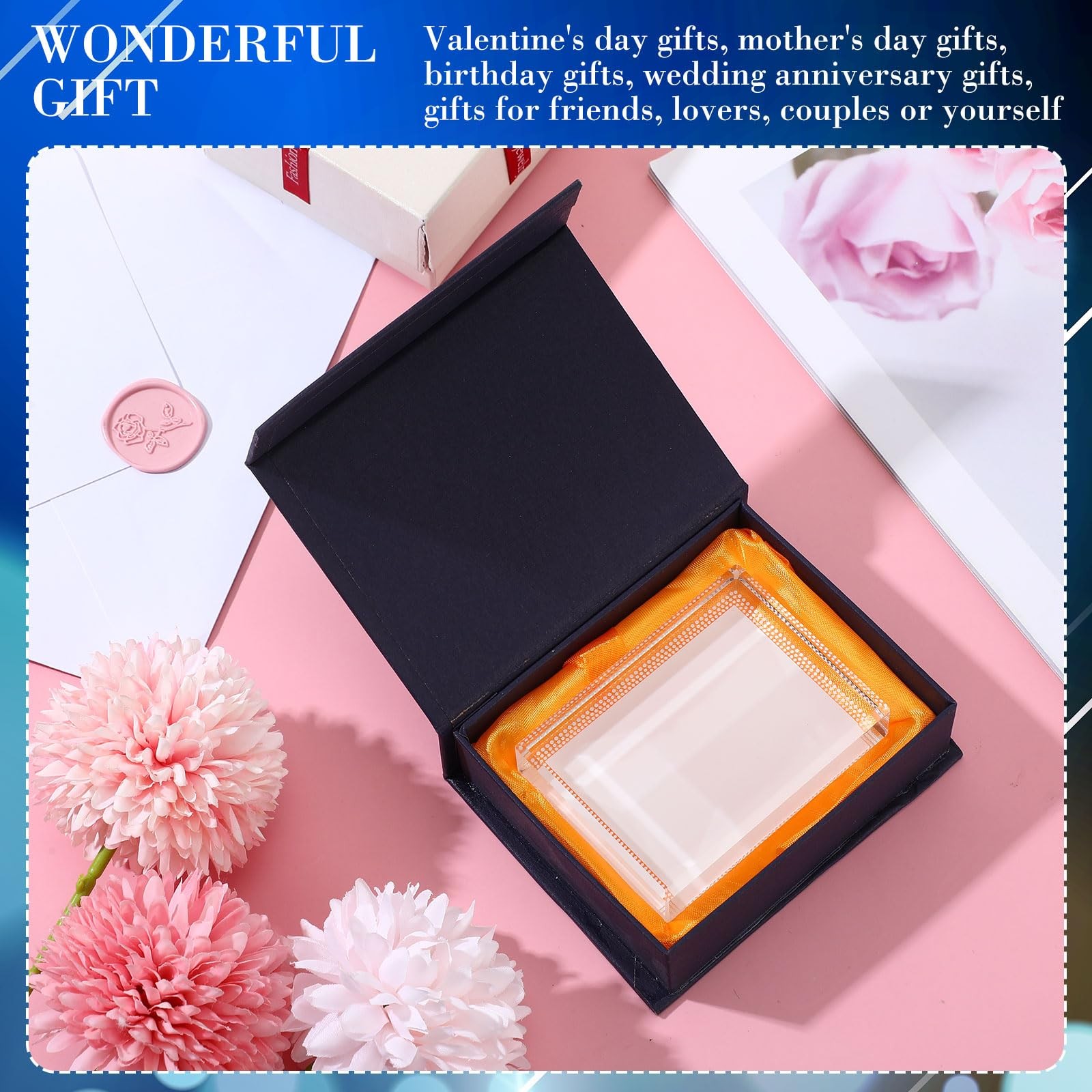 12 Pcs Sublimation Blanks Crystal Sublimation Canvas Blanks Decorative Heat T…