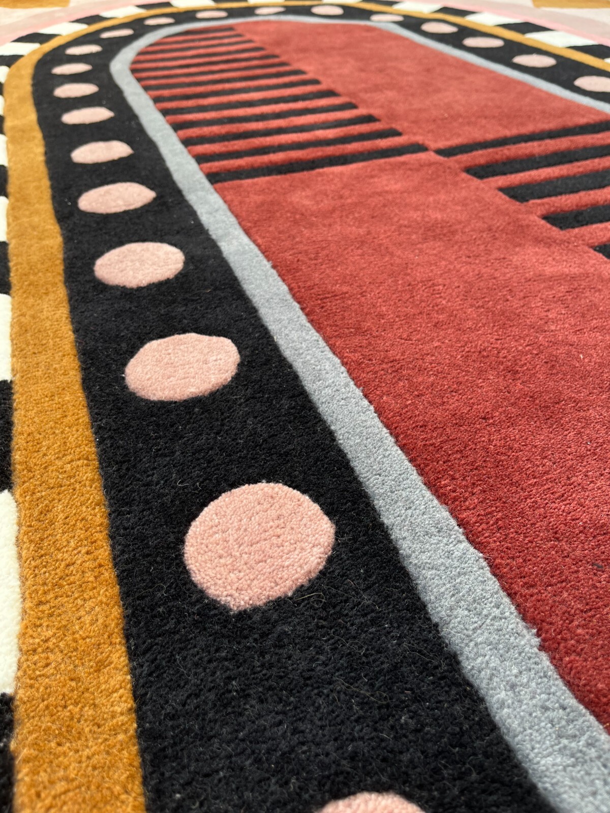 Designer Rug oval shape Greg Natale woolen Area stella diva Rug .5×8/6×9/8×10.