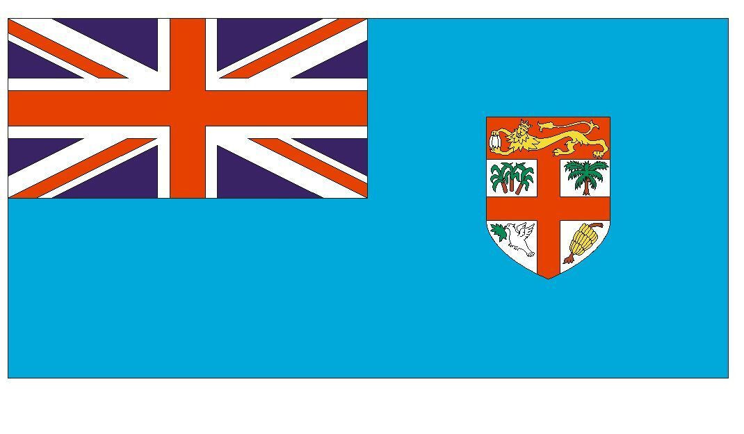 FIJI International Flag Sticker Decal F164