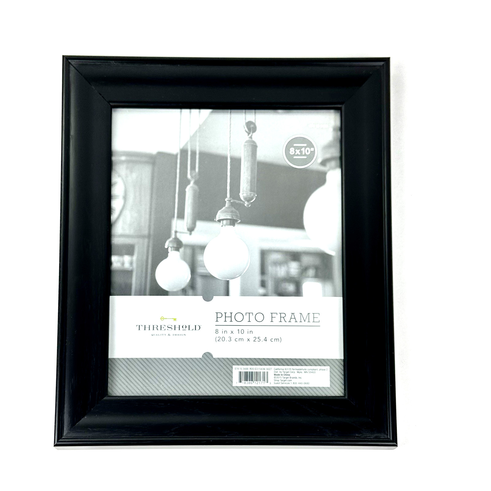 Threshold Modern Photo Frame 8×10 Inch Black Resin Wall Hang Table Top 2015