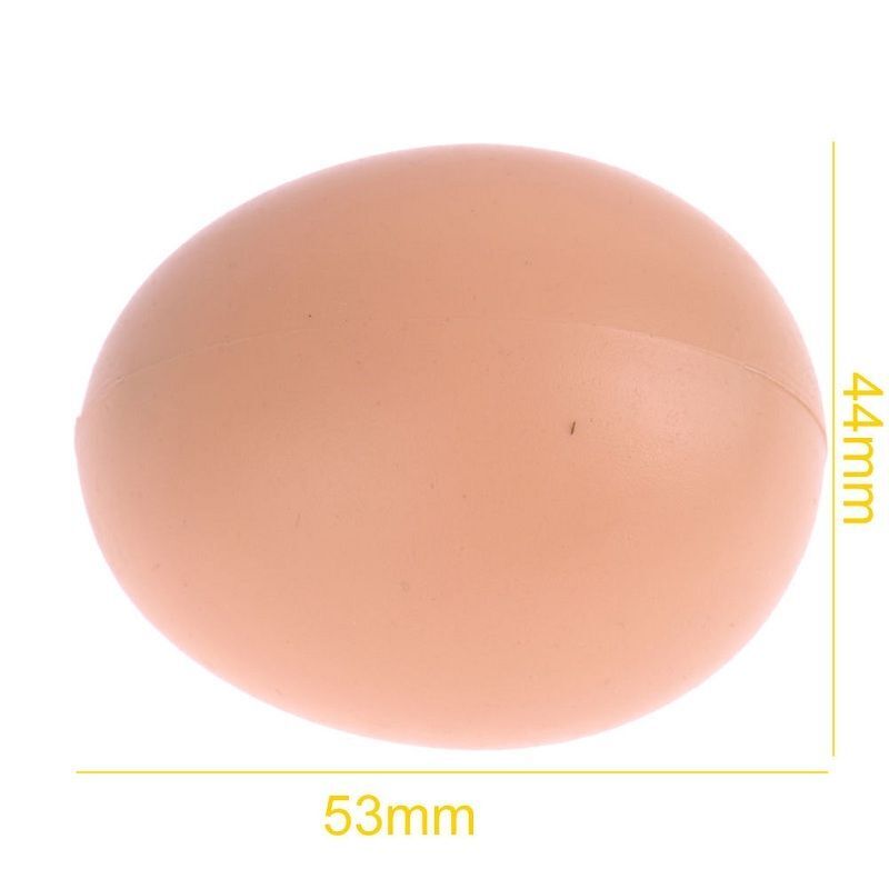 30× Liftlike Chicken Egg Plastic Fake Eggs 2&Prime; Fake Dummy Egg Hen Joke Prank US