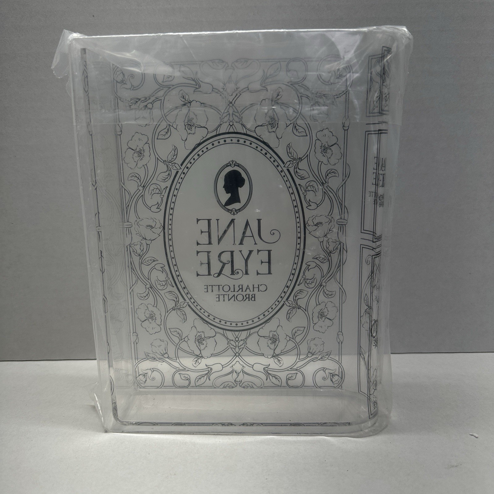 Jane Eyre Clear Acrylic Book Vase Flower Decorative Book Shaped Aesthetic Decor