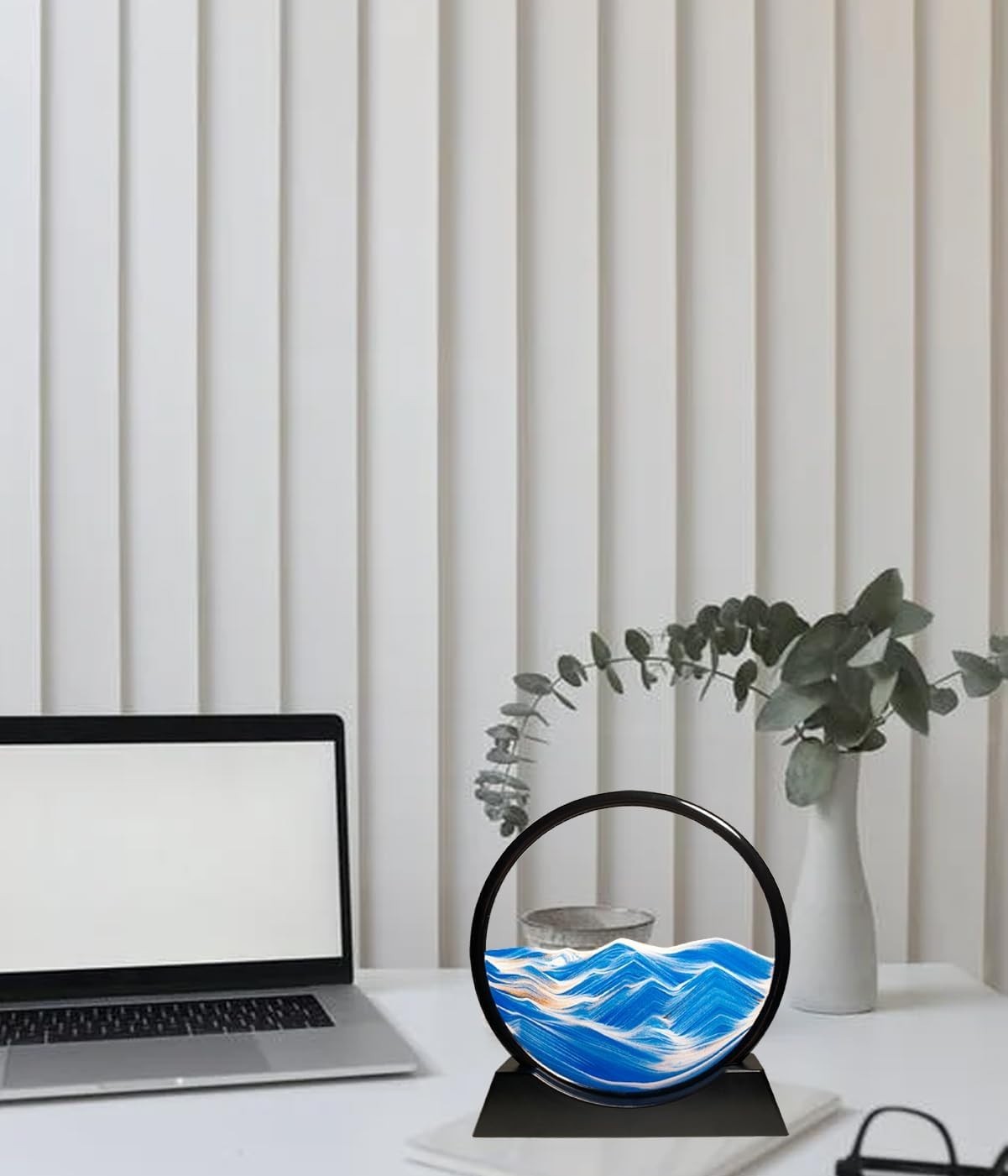 Artistic 12&Prime; Moving Sand Picture – Captivating Ocean Decor Gift for Any Occasion
