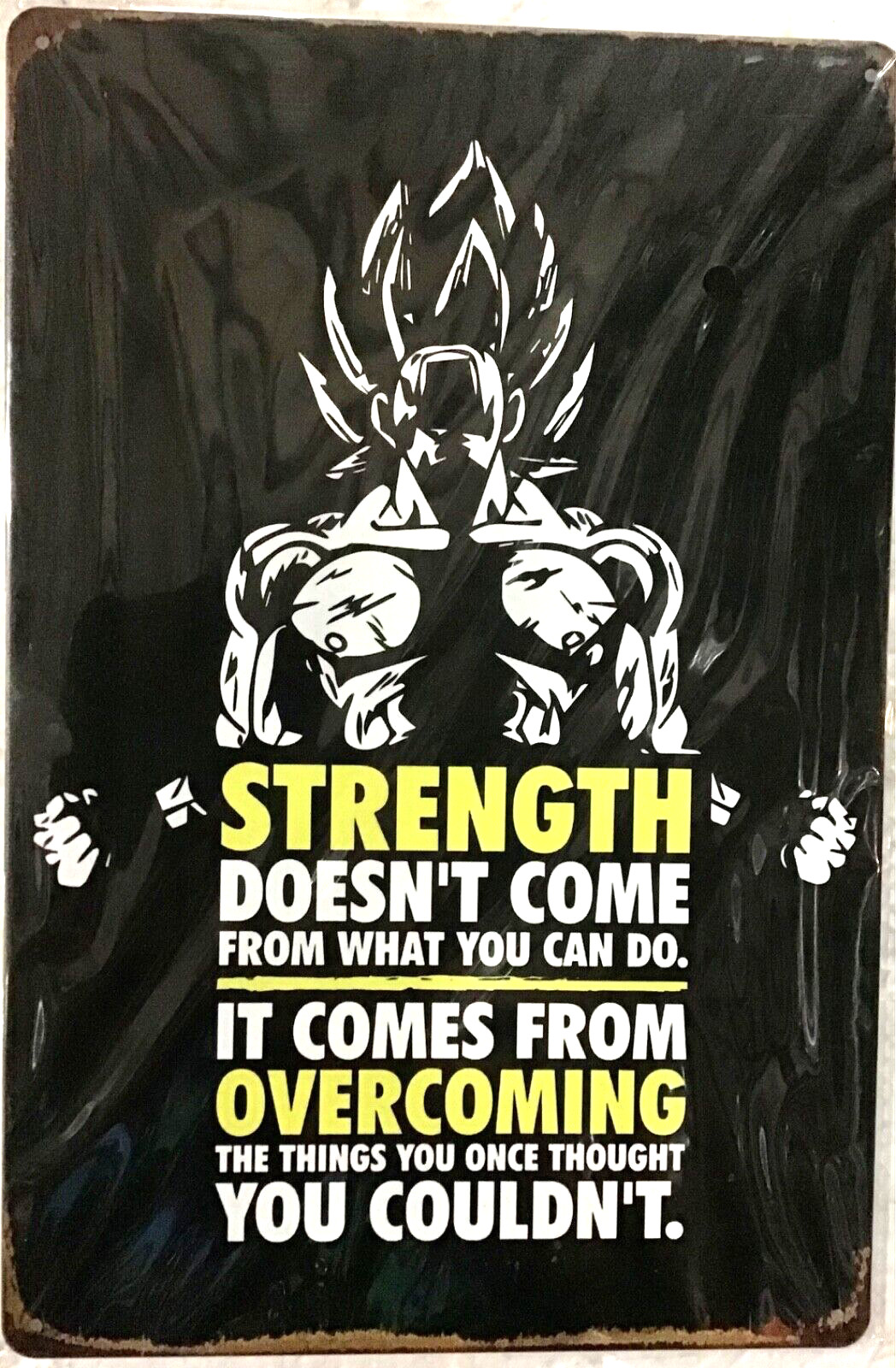 FREE SHIPPING! Buy or Make offer b4 it’s SOLD! TIN SIGN 8×12 Strength quote S6