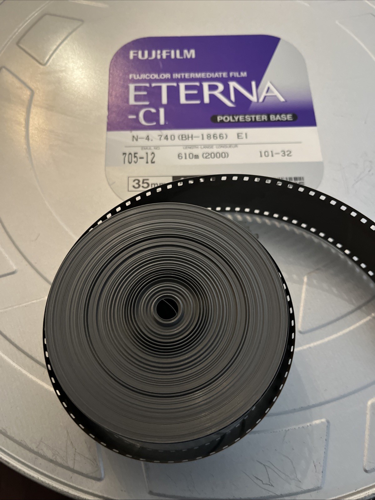 Gray Leader 35mm Movie Film 100ft
