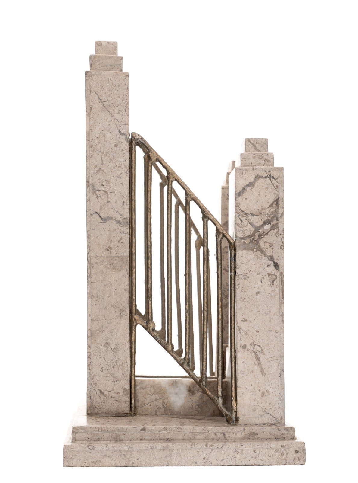 O.C. Tanner Display for Unknown Award Plaque of a Bridge / Staircase 11&Prime; 3.5lbs