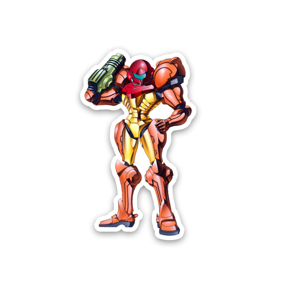 Super Metroid Sticker 4 Inch Vinyl Decal Retro Vintage Console Gaming Video Game