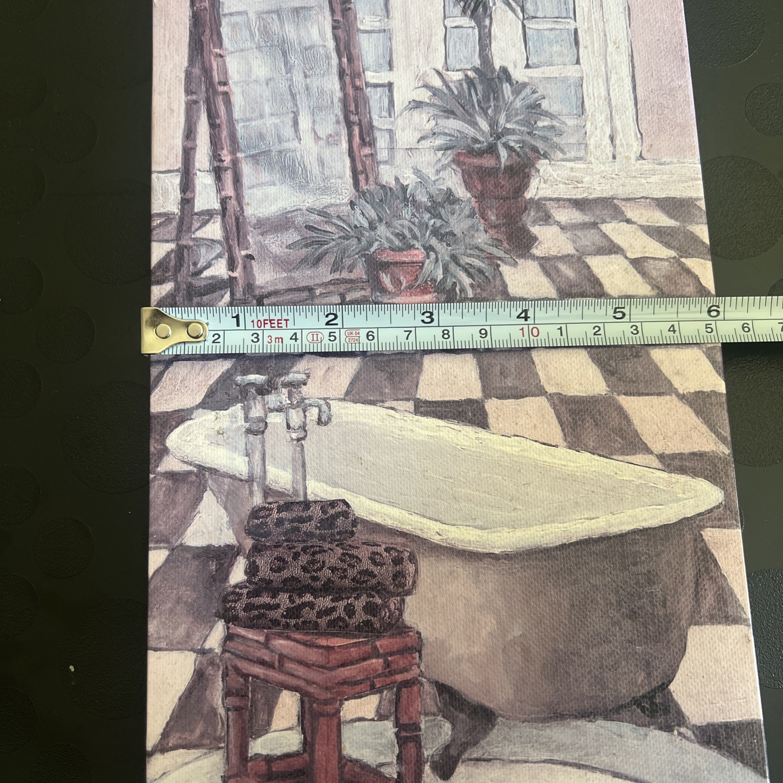 Textured bathroom canvas Art Pics Decor For Any Room Purple Colored