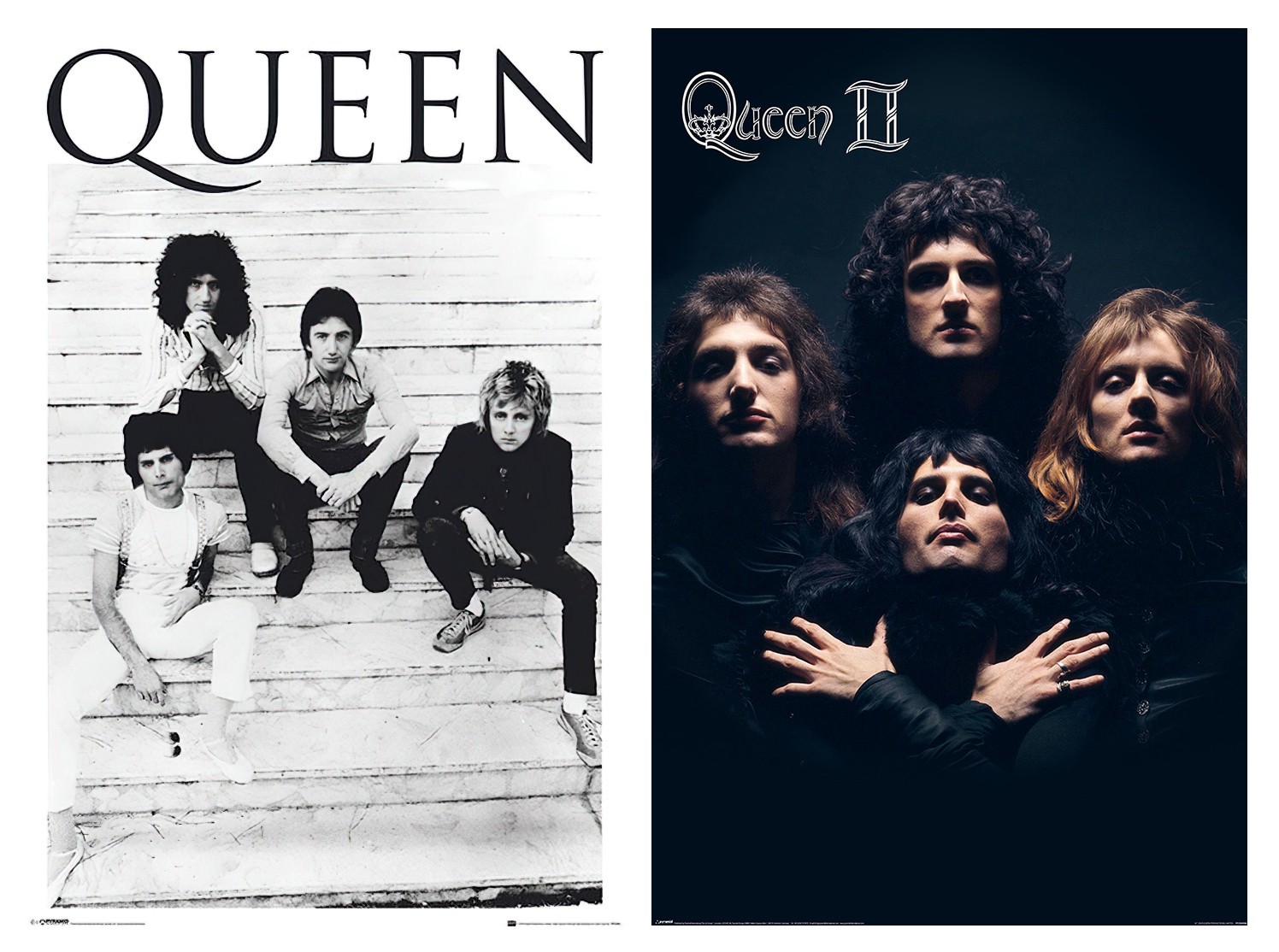 Queen – 2 Piece Music Poster Set (The Favorites 6) (Size: 24&Prime; x 36&Prime; each)