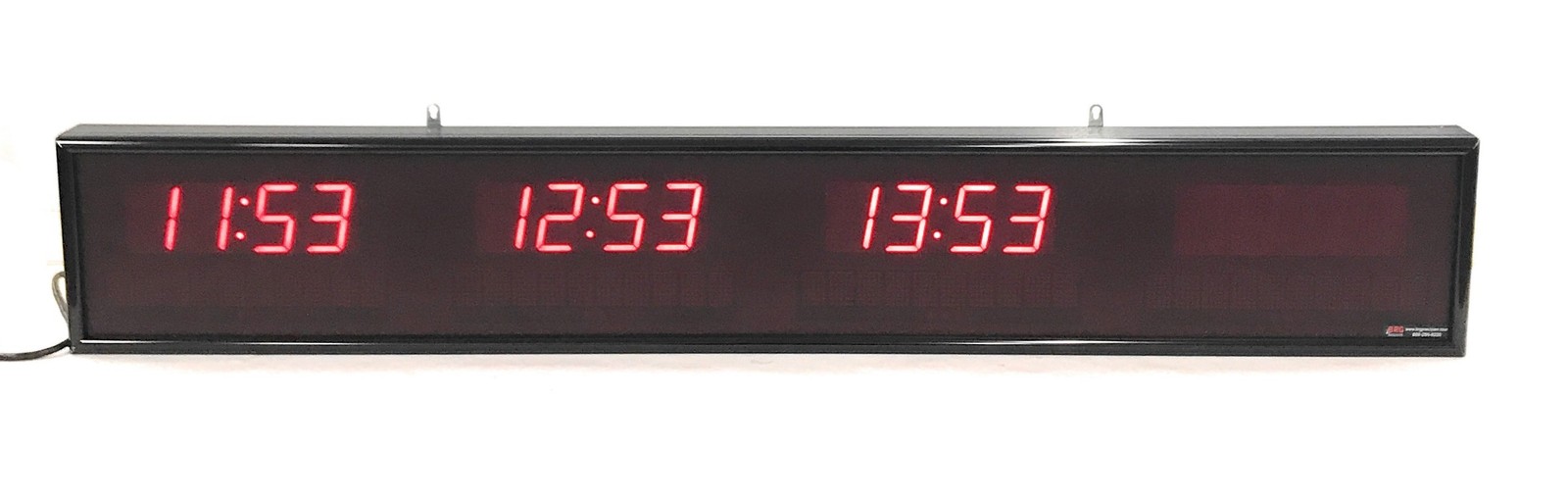 BRG Precision 6610H Time Zone Clock Multi-Color LED 4-Zone Display USB Control