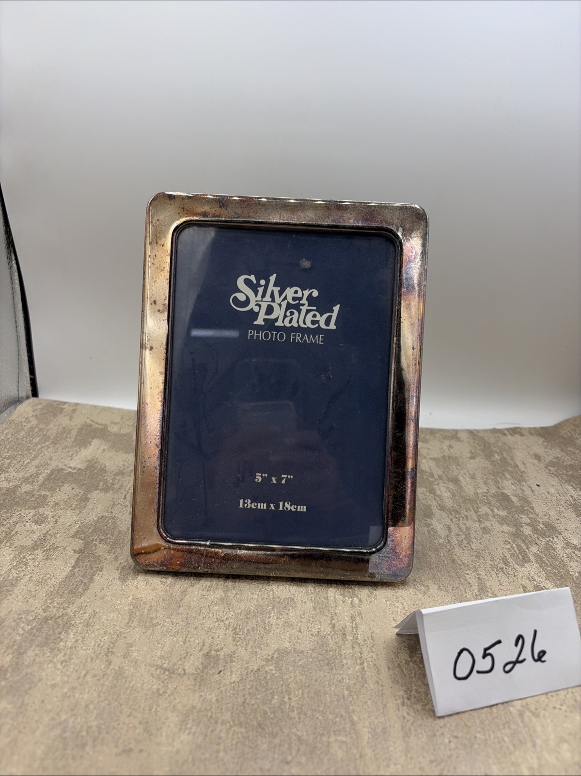 Silver Plated 5&Prime; x 7&Prime; (13cm x 18cm) Photo Frame