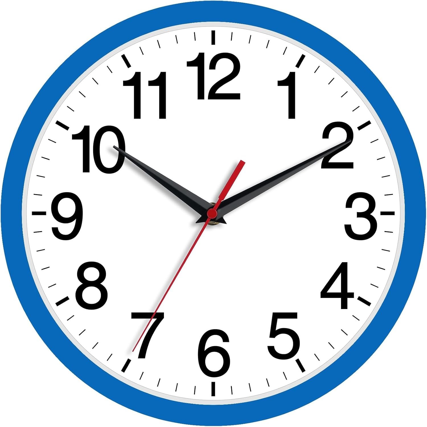 Versatile 8-Inch Battery Powered Silent Clock – Perfect Gift for All Occasions