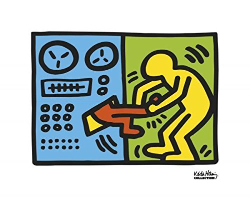 Untitled 1989 Machine, Keith Haring, Wall Decor Art Print Poster 11&Prime; x 14&Prime; 2700