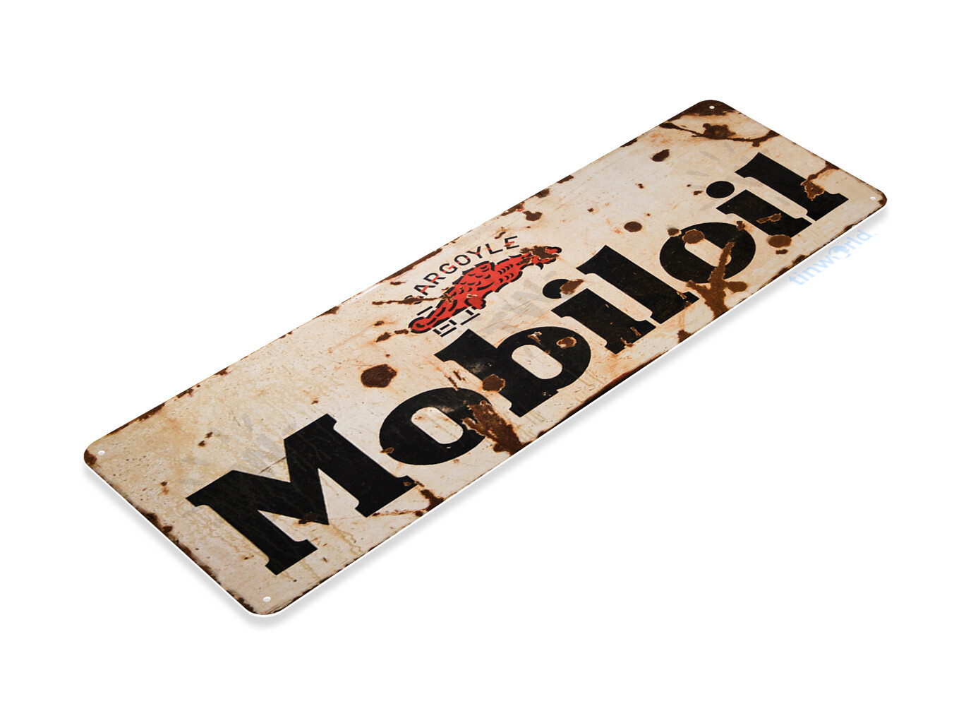 Mobil-oil Gas Oil Sign, Station, Garage, Auto Shop, Retro Rustic Tin Sign A500