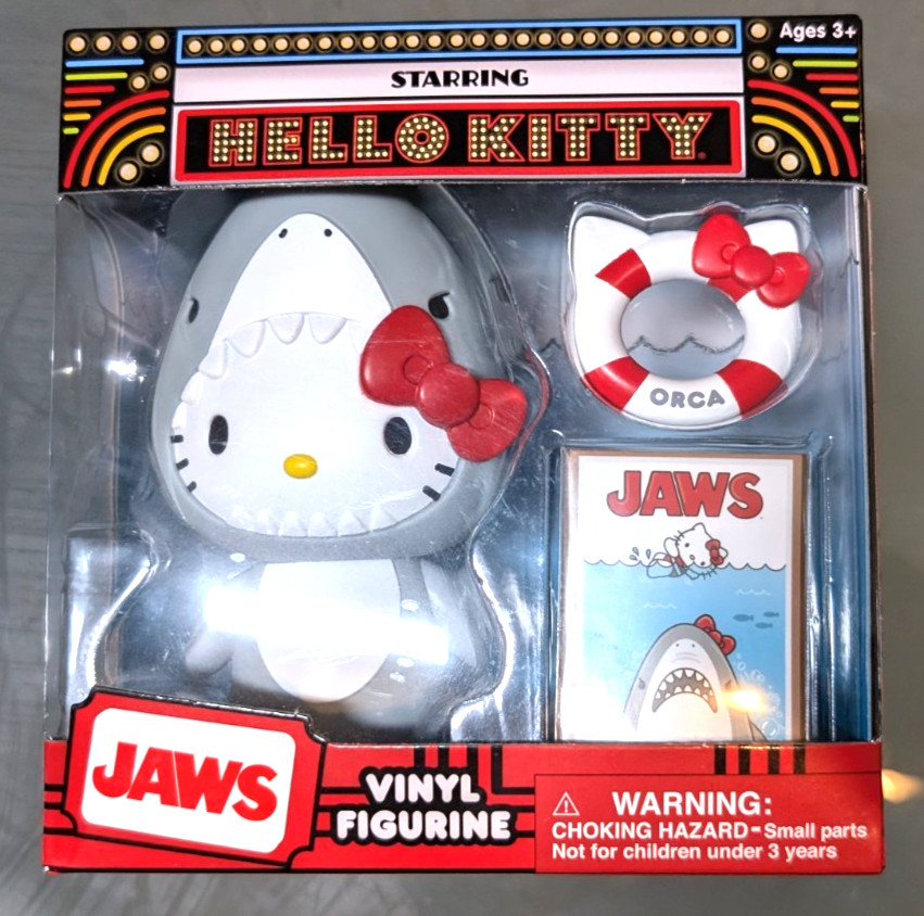 NEW Universal Studios Hello Kitty X Jaws Vinyl Figurine Sealed Exclusive