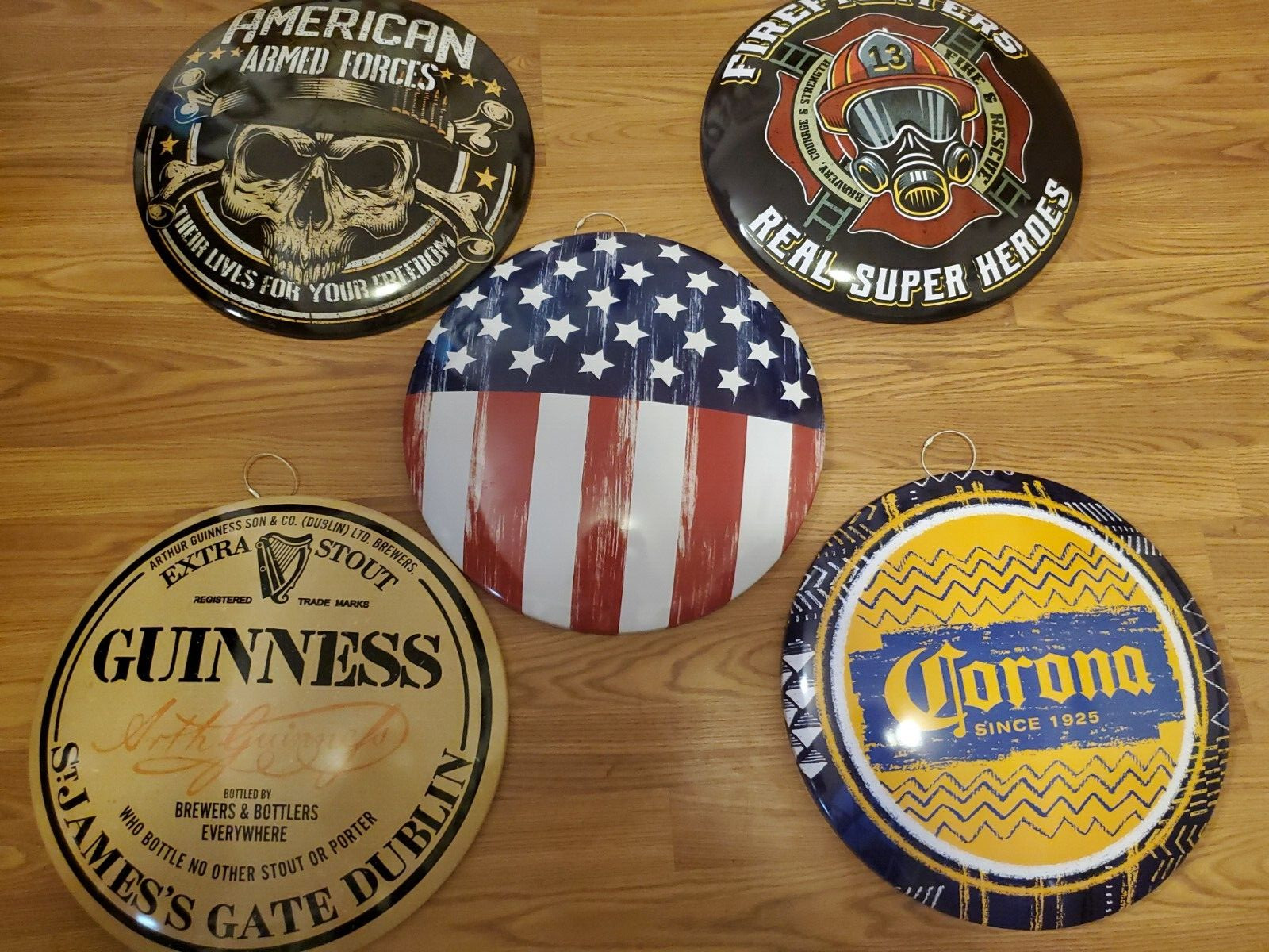 New 16&Prime; Round Metal Dome Signs* YOUR CHOICE* Bar/ Man Cave /Game Room/Shed Decor