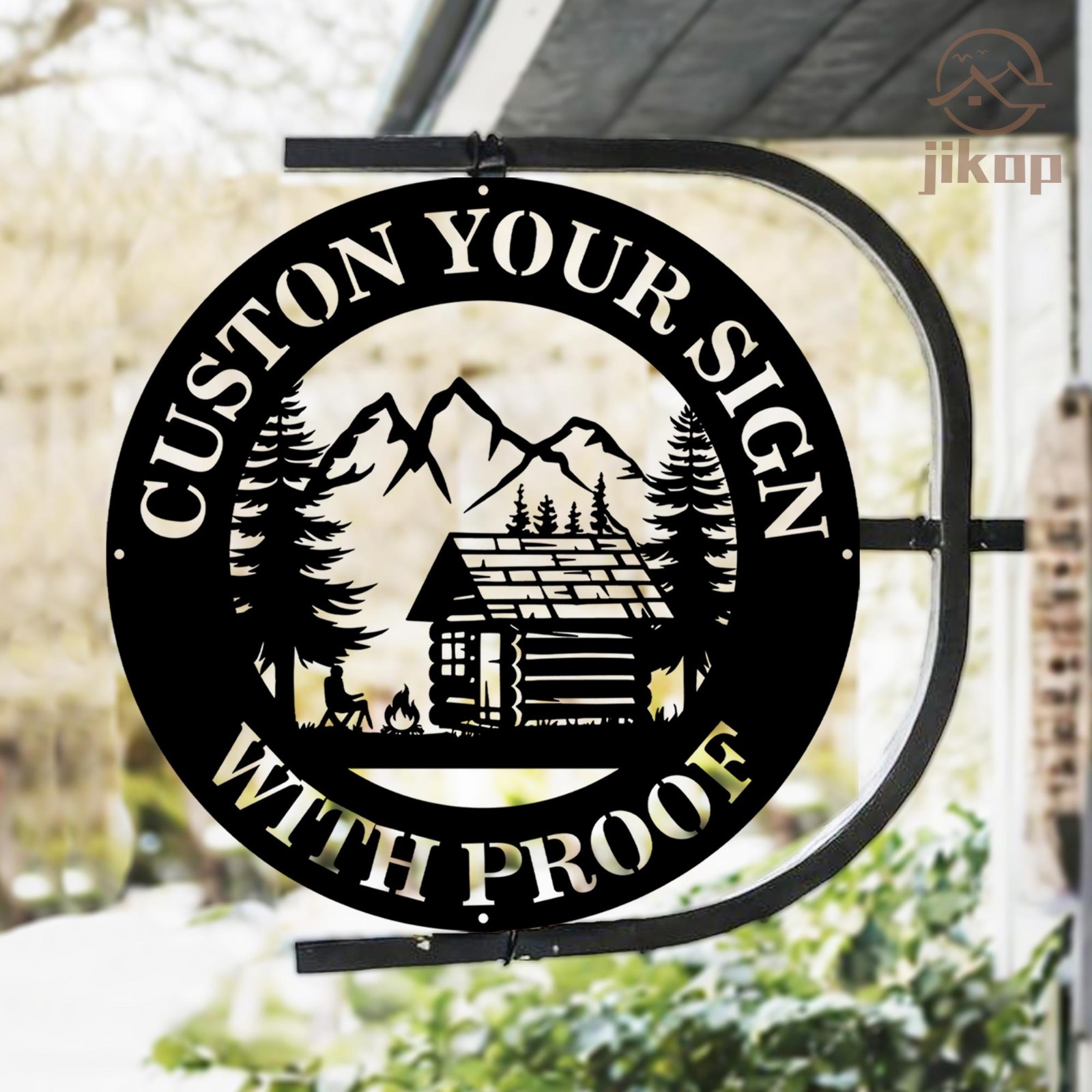 Custom Metal Logo Sign Personalized Laser Cut Business Cutout Wall Decor