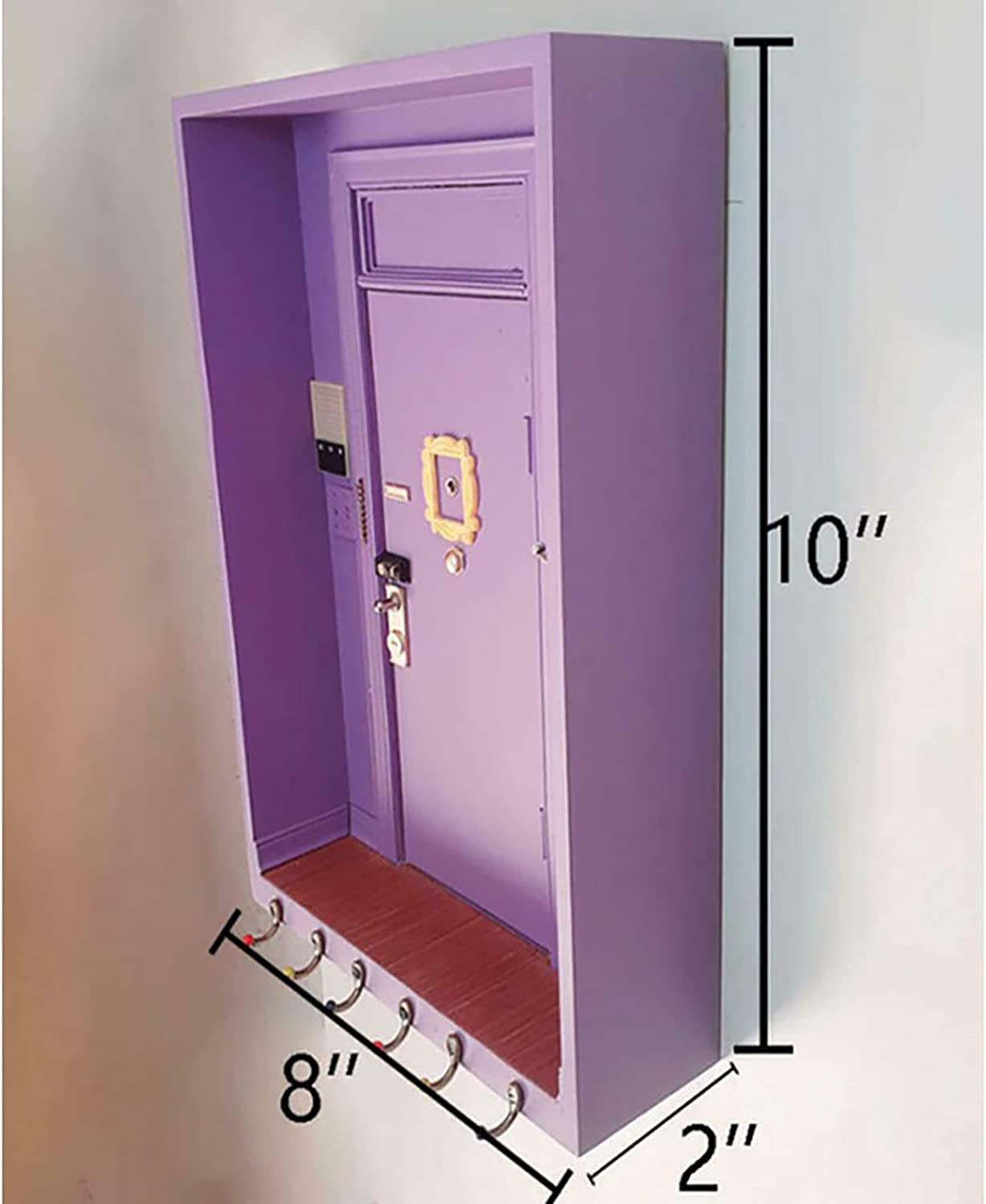 Friends Key Holder for Wall，Friends Tv Show Merchandise Gifts，Easy Installation