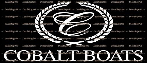 Cobalt Boats II – Outdoor Sports – Vinyl Die-Cut Peel N&rsquo; Stick Decals / Stickers