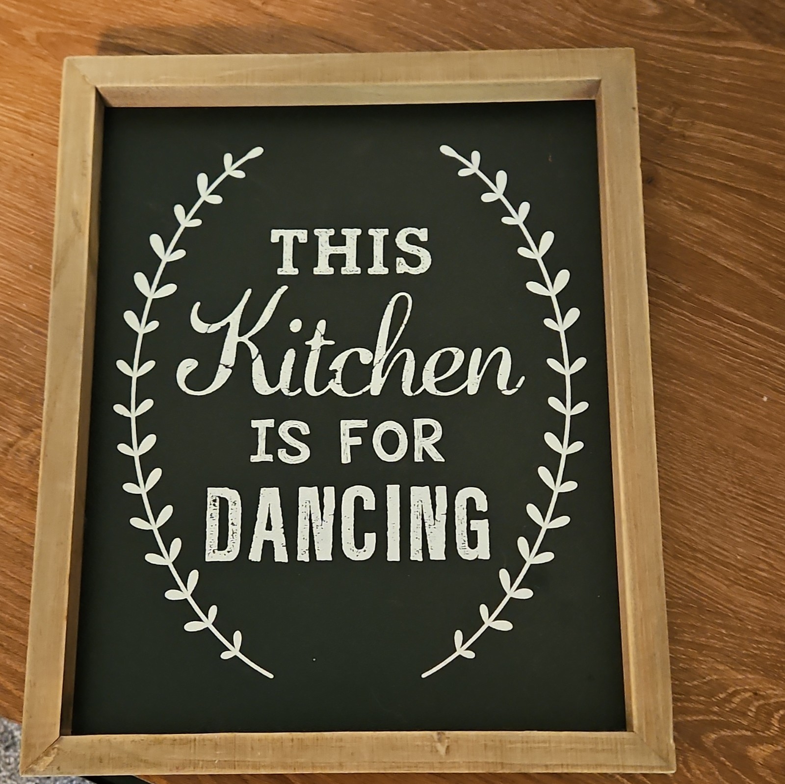 Hobby Lobby Kitchen Wall Sign 12.6×10.2in &lsquo;This Kitchen Is For Dancing&rsquo;