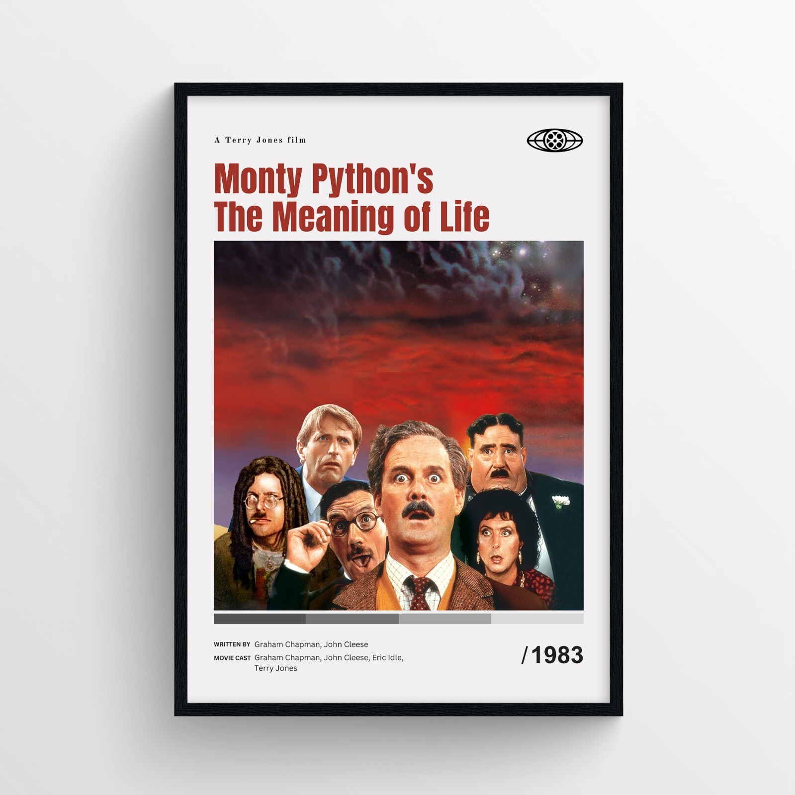 Monty Python&rsquo;s The Meaning of Life Movie Poster Print, Wall Art – Unframed