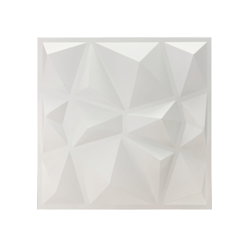 12Pcs 3D Effect Wall Decor 3D Tile Brick Wall DIY Wallpaper Home Decor 11.8&Prime;