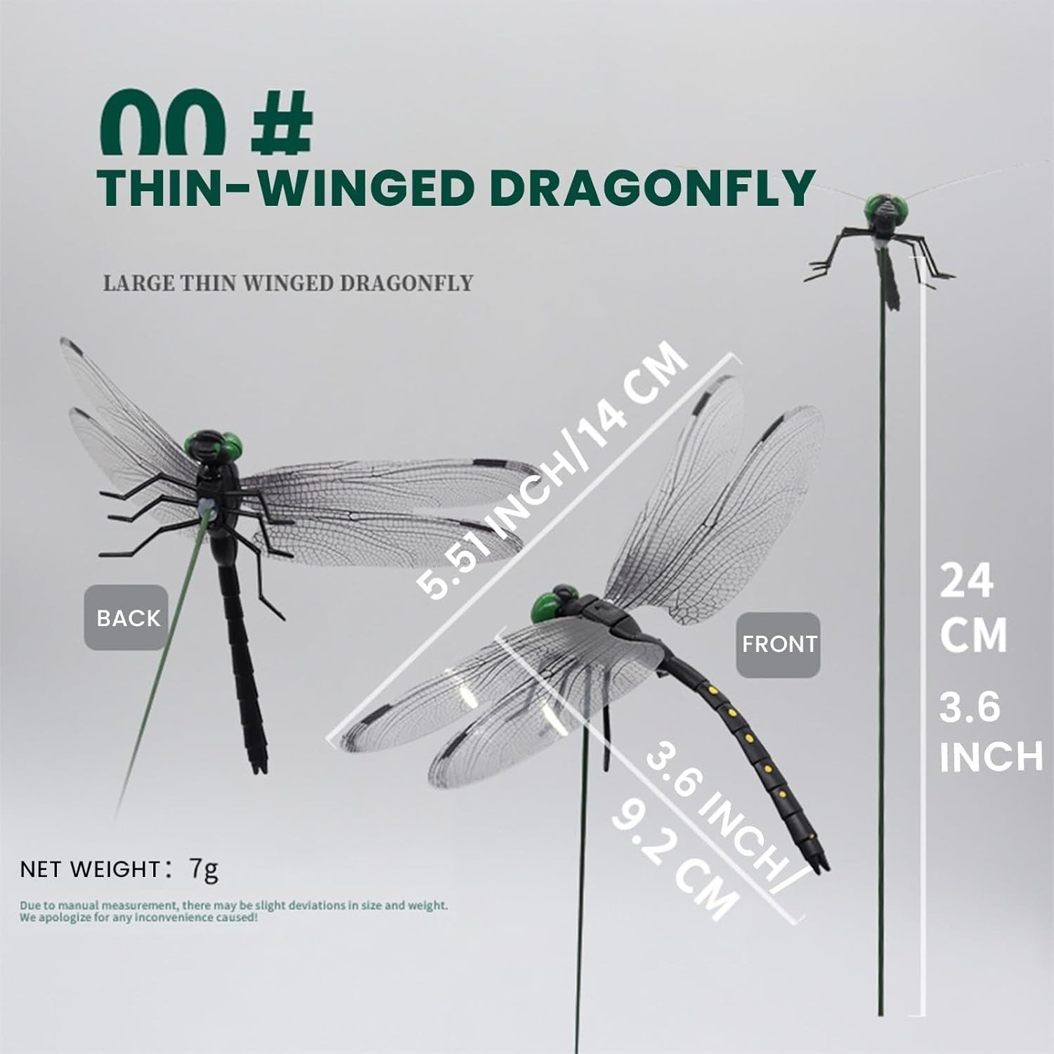 2026 New Dragon Fly Clips for Bugs Repellent,3D Clip, Dragonfly Garden Decor USA
